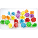 Pairings Smart Egg Capsule Study Color Children Blocks 6x Educational Toys