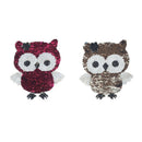 owl reversible change color sequins sew on patches for clothes diy crafts US BX
