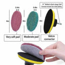 1X(Set/12Piece Drill Brush And Scrub Pads, Power Drill Scrub Brush Attachme