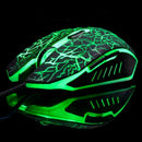 1600+1000HZ USB Wired Optical Scroll Wheel Mouse Mice LED 4 Level Gaming G9 N8W1