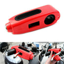 Motorcycle Brake Throttle Grip Scooter Handlebar Anti Theft Locks (Red)