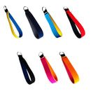 7x Assorted Neoprene Keychain Wrist Hand Strap Band Key Holder Keyring Gift