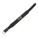 Sharp Spiked Studded PU Leather Collar for Large Dog Pet Pitbull Mastiff Du