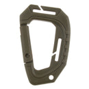 Heavy Duty Plastic Carabiner Clip Snap Hook Spring Loaded Carabina  Gray