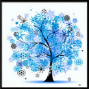 4PCS 5D Four Seasons Tree DIY Diamond Painting Embroidery Part Round  Diamond