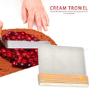 Stainless Steel Dough Scraper Cutters Wooden Handle Cake Pizza Baking Tools