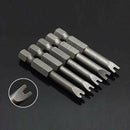 5Pcs Set Security Bit Set Tamper Proof Screwdriver Drill Bit Screw Driver B S2O3