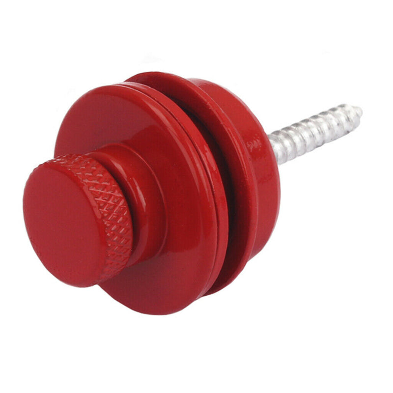 1Pc Red Copper Electric Guitar Strap Lock  Button for Guitar Bass