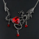 European Andamerican Jewelry Gothic Dragon Gem Jewelry Halloween Necklace C