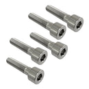 5pcs M8*35 Titanium GR5 TC4 Allen Key Bolt Socket Screw Hexagon Head Screws