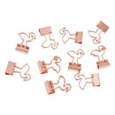 10 Pieces Cute Flamingo Metal Foldback Binder Clips Stationary Paper Clips 35 x