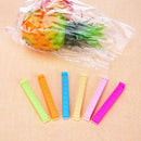 6pcs/set Portable Kitchen Storage Food Snack Seal Bag Clips Plastic Tool