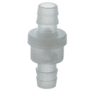 5X(Mechanical Fitting Plastic Barb Non-Return Check Valve A8T3)