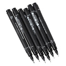 6pcs Micron Fine Line Pen 005 01 02 03 05 08 BRUSH Art Supplies Tools Q3A7