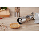 Stainless Steel Salt Pepper Mill Grinder Clear Manual Ceramic Kitchen L