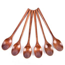 6x Kitchen Wooden Cooking Spoon Wood Soup Spoon Japanese Style Kitchen Uten Hn