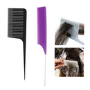 2pcs New Fine&Wide Tooth Sectioning Weave Highlight Foiling Hair Combs Comb