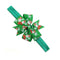 6pcs Hair Band Christmas Baby Swallowtail Bowknot Headdress Hair Accessory