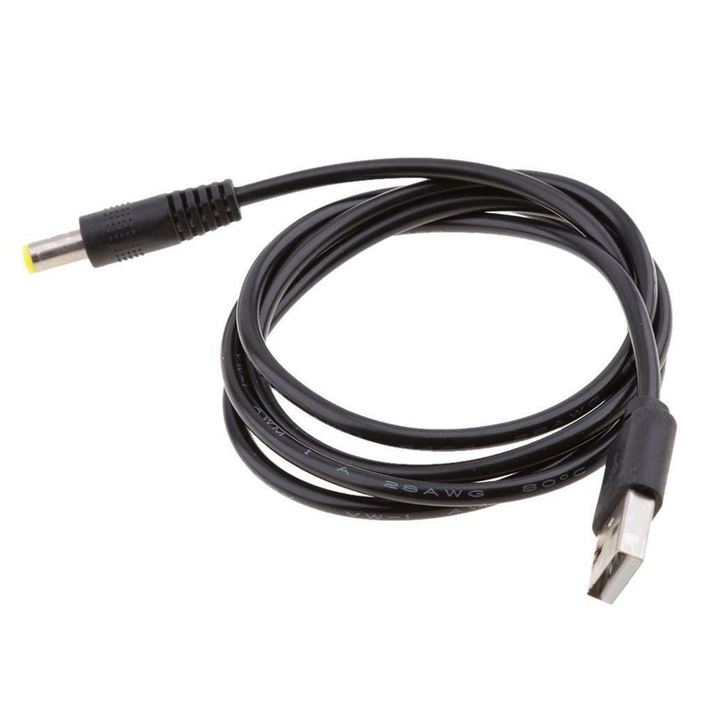 USB to DC Power Cable USB A to Male DC 2.1mmx5.5mm Power Charging Cable