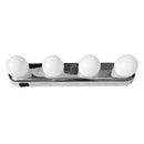 4 Bulb Led Makeup Mirror Light Suction Cup Installation Dressing Table Vani