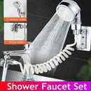Multifunctional Bathroom Sink Faucet Sprayer Set Shower Spray Handheld Tub I9Y0