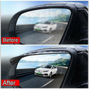 2X Side Rear Mirror Visor Car Accessories Rain Snow Guard Black Eyebrow US.