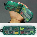 Fishing gear accessories box waterproof box hook box storage box small gree A6Z1