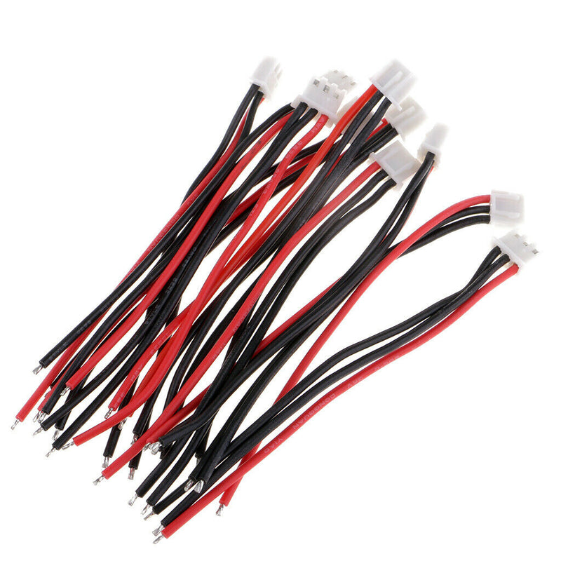 20Pc 1S 2S Lipo Battery Charging Adapter JST-XH Line Cable 10cm for RC Plane