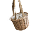 Fashion Summer Women'S Beach Basket Straw Handbag Bucket Bag Wicker Handmad