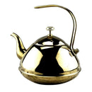 2L Tea Kettle Coffee Pot Steel Stovetop Teapot Stove Teakettles Golden