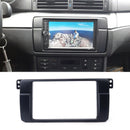 2Din Dash Bezel Panel Frame Car Stereo Radio DVD Player Fit for BMW 3 Series E46