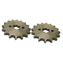 2x 16T Teeth 17mm 428 Chain Front Sprocket Cog  Quad