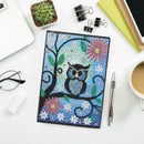 DIY Owl Special Shaped Diamond Painting 50 Page A5 Sketchbook Notebook Gift