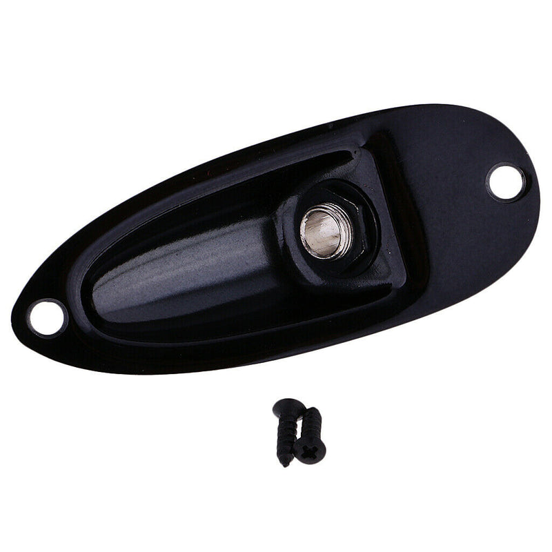 1 Set Black Boat Socket Guitar Jack Socket Output