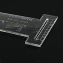 26inch Transparent Guitar Acrylic Position Template for Luthier DIY