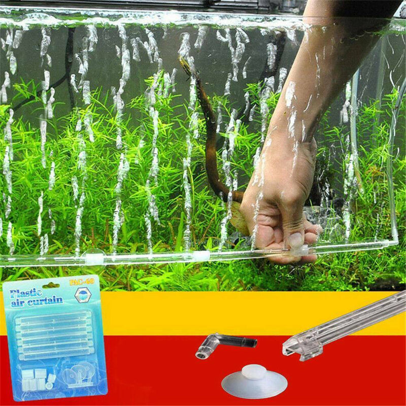 Bubble Wall Tube Air Oxygen Air Stone Aeration Pump Curtain Aquarium Fish Tank