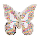 Colored Sequins patch mixed butterfly badge Sew on applique DIY Accessories JR