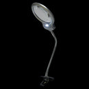 2.5X 107MM 5X 24MM LED Illuminating Magnifier Metal Hose Magnifying Glass D O6P8