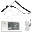 Two Way Radio Earpiece w/ Mic Covert Acoustic Tube Transparent Headsets