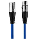 6 Pieces 6.5 Feet / 2m Cable for Microphone XLR Male to XLR Female Skin Rub