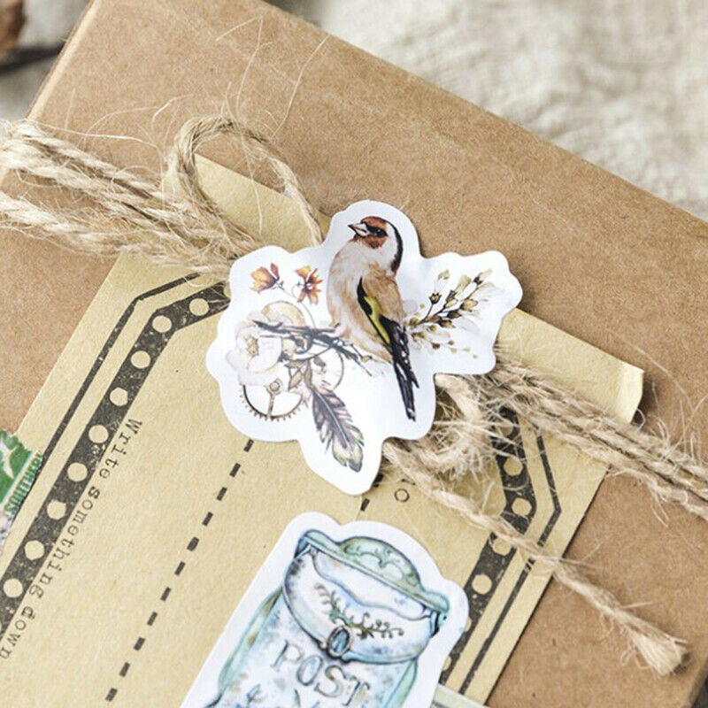 46pcs/box Stamp Boxed Stickers DIY Scrapbooking Paper DecorationSEAU