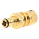 1pair Garden Hose Quick Connector 3/4- Inch GHT Brass Easy Connect FittingB Gw
