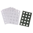 100pcs 18650 Battery Insulator Insulation Ring Adhesive Cardboard Pa- OZ