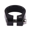 1pc MTB Cycling Seat Tube Clip Bike Release Seatpost Clamp (30mm Black) A