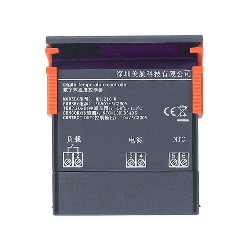 90V-250V Temperature Controller Digital Temp Thermostat Control Relay W/ Sensor