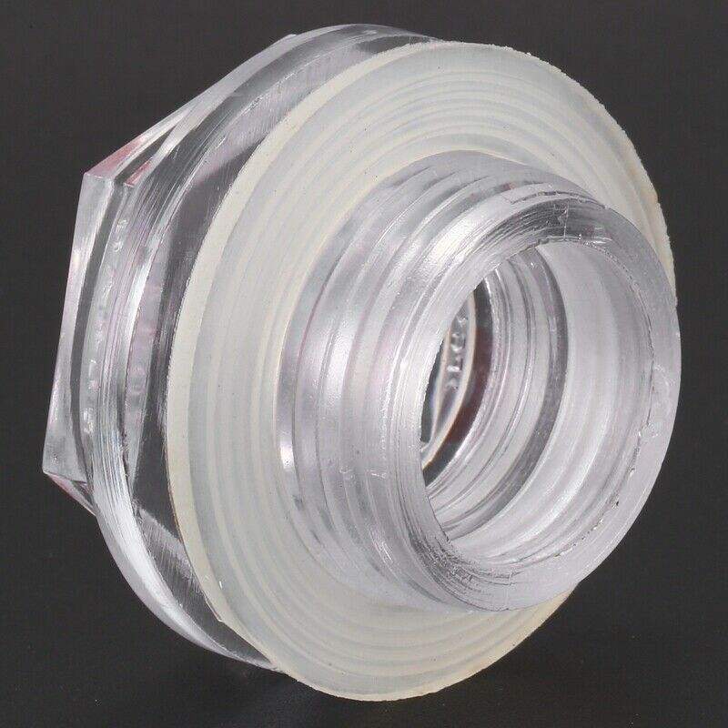 1" Thread Diameter Air Compressor Fittings Clear Plastic Oil Sight Glass