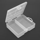 Transparent Battery Storage Case Container for Maximum 24 X AA Batteries