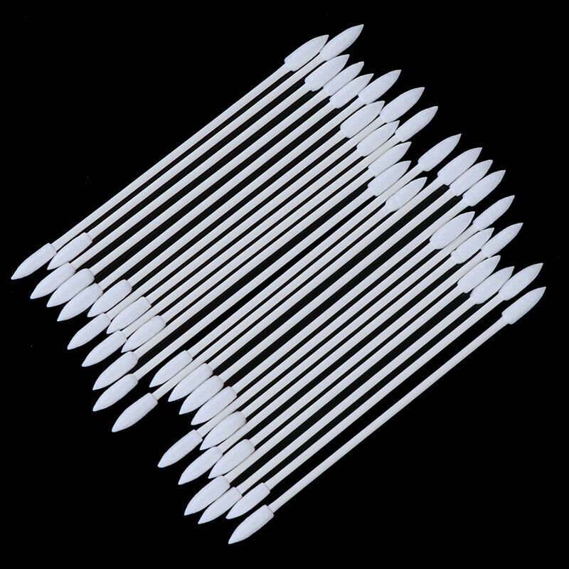 50Pcs Ear Earphone Earbuds Tips Headset Cotton Disposable Stick Cleaning ToolJ3C
