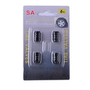 4x New Universal Wheel Tyre Valve Stems Air Dust Cover Screw Caps Car Truck Bike