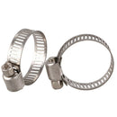 5 Pcs Adjustable Stainless Steel Worm Drive Hose Clamps Clip 19mm-29mm